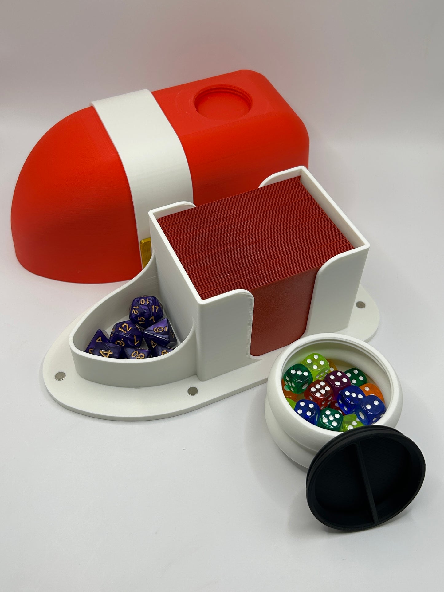Sonic Shoe Deck and Dice Box - for a 100 Sleeved cards Magic the Gathering Commander EDH Deck