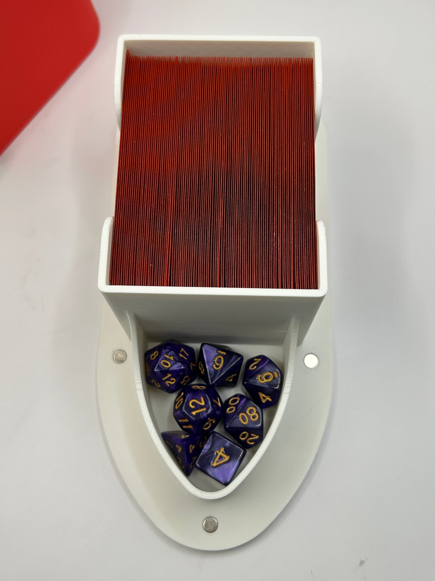 Sonic Shoe Deck and Dice Box - for a 100 Sleeved cards Magic the Gathering Commander EDH Deck