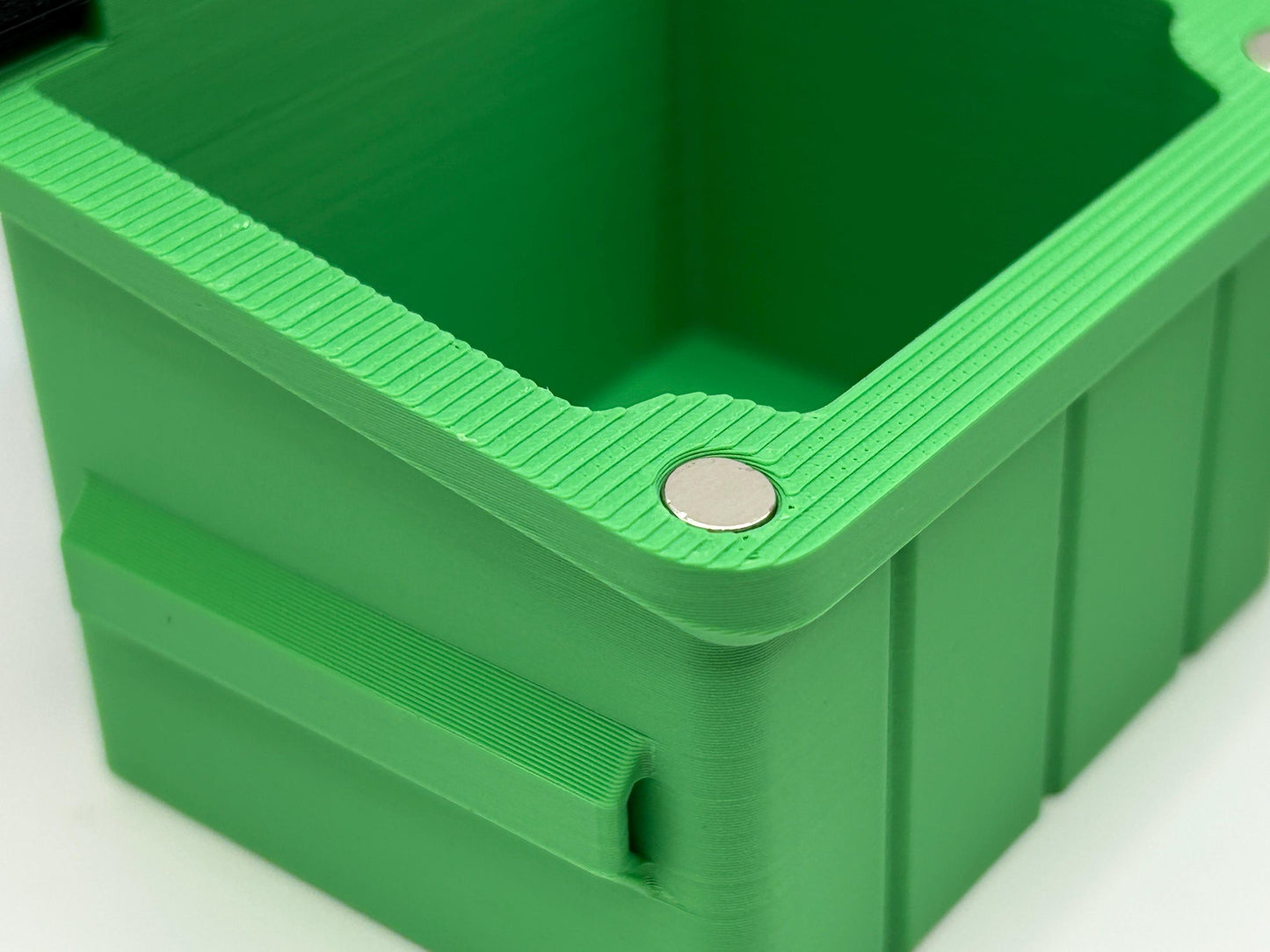 Dumpster Dice Box for RPG, Dungeons and Dragons, Magic the Gathering, or any other table top game, 3D Printed and Magnetic