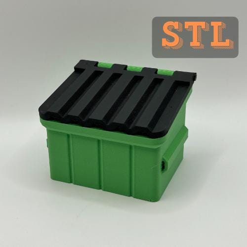 Dumpster Dice Box STL Files