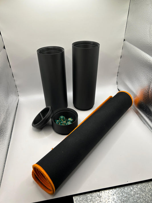 Playmat Tube Container for Table Top Gaming: MTG, Pokemon, DnD, and other TCG and RPG